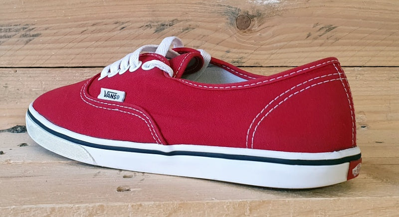 Vans Old Skool Low Canvas Trainers UK5.5/US7.5/EU38.5 T375 Red/White/Gum