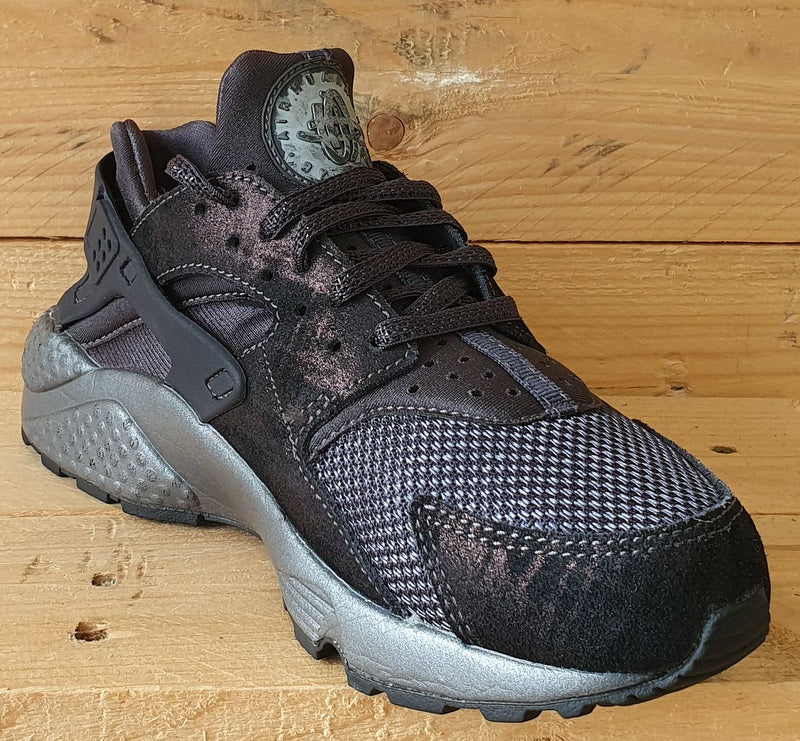 Nike Air Huarache Run Premium Low Trainers UK4.5/US7/EU38 683818-004 Anthracite