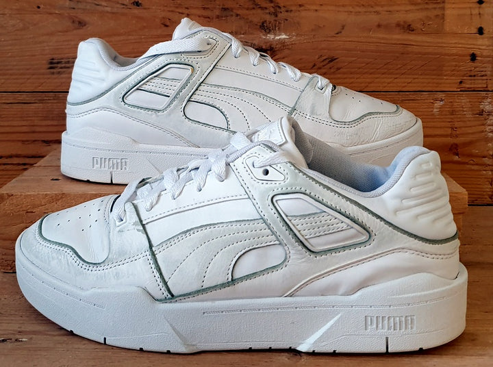 Puma Slipstream Low Leather Trainers UK9/US10/EU43 387544-02 Triple White –  VintageTrainers