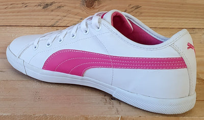 Puma Benecio Low Leather Trainers UK6/US7/EU39 351674 06 White/Pink
