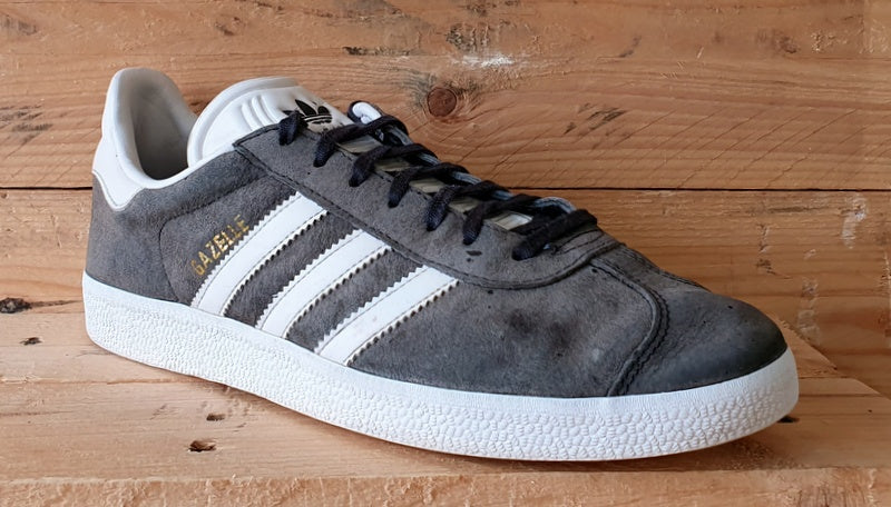 Adidas Originals Gazelle Suede Trainers UK8/US8.5/EU42 BB5480 Solid Grey/Green