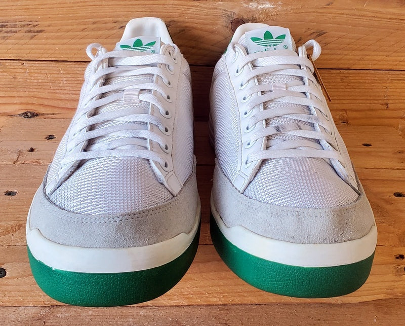 Adidas Rod Laver Low Textile Trainers UK8/US8.5/EU42 G99863 White Fairway/Green