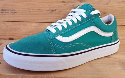 Vans Old Skool Low Suede Trainers UK7.5/US8.5/EU41 751505 Green/White