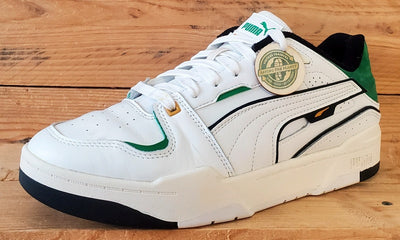 Puma Slipstream Bball Low Leather Trainers UK8/US9/EU42 393266-01 White/Green