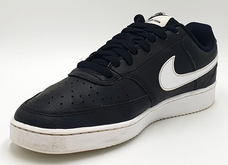 Nike Court Vision Low Leather Trainers CD5463-001 Black/White UK8/US9/EU42.5