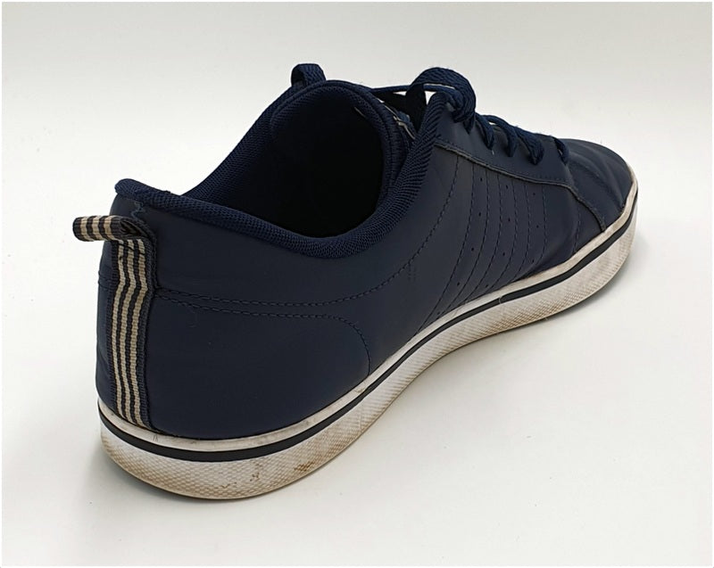 Adidas VS Pace Mens Low Leather Trainers B74493 Navy Blue UK12/US12.5/EU47