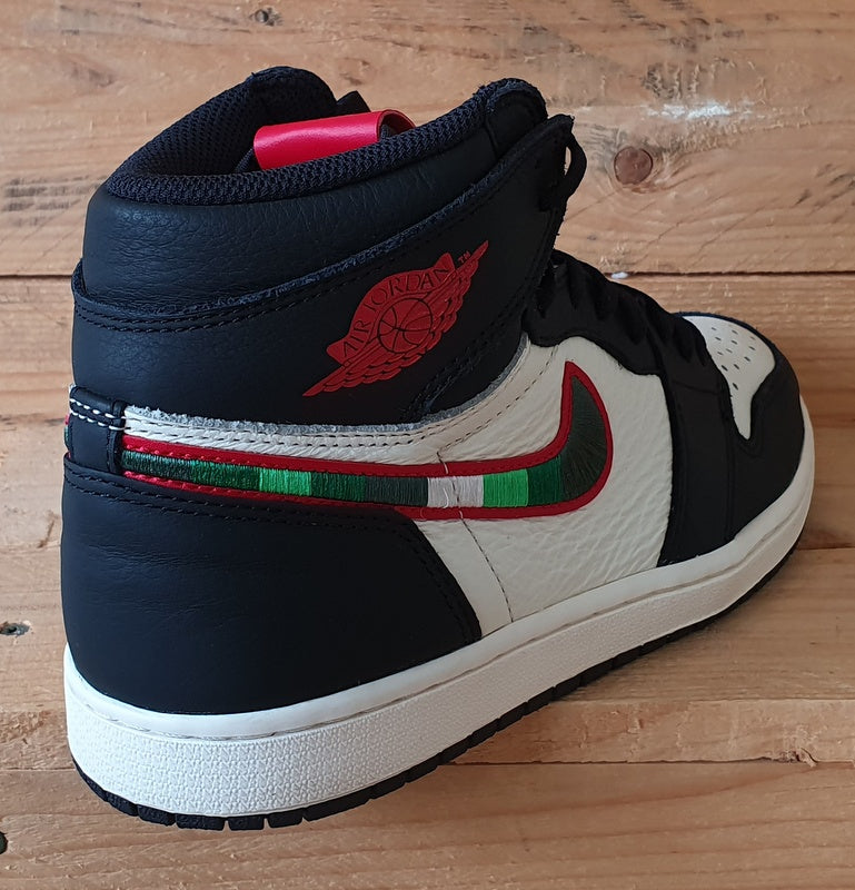 Nike Air Jordan 1 Sports Illustrated Trainers UK7 US8 E41 555088 015 Black White