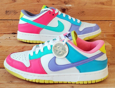 Nike Dunk Easter Candy Leather Trainers UK4/US6.5/EU37.5 DD1872-100 White/Multi