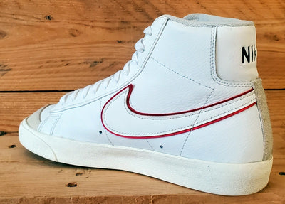 Nike Blazer 77 Just Do It Mid Leather Trainers UK6/US7/EU40 DQ0796-100 White