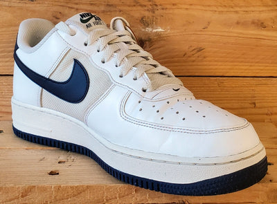 Nike Air Force 1 Low Leather Trainers UK8.5/US9.5/EU43 HF4298-100 White/Obsidian