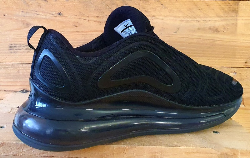 Nike Air Max 720 Low Textile Trainers UK10/US11/EU45 AO2924-007 Triple Black