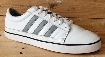Adidas Originals Low Leather Trainers UK8/US8.5/EU42 B27606 White/Grey/Black