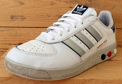 Adidas GS Court Low Leather Trainers UK8/US8.5/EU42 GZ4314 White/Grey/Silver