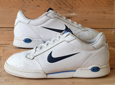 Nike Air Classic Low Leather Trainers UK9.5/US10.5/E44.5 318933-141 White/Blue