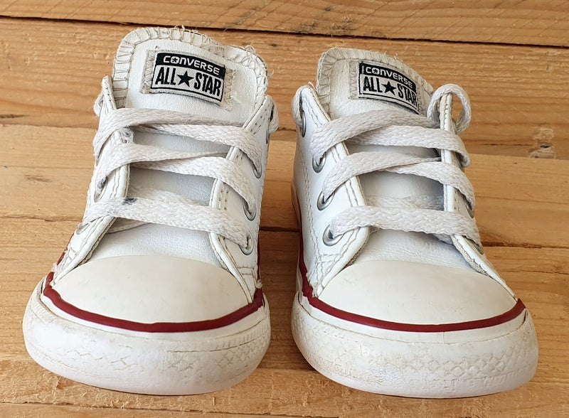 Childrens white converse trainers best sale