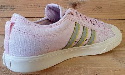 Adidas Originals Nizza Low Canvas Trainers UK10.5/US11/EU45 GY1343 Pink/Grey