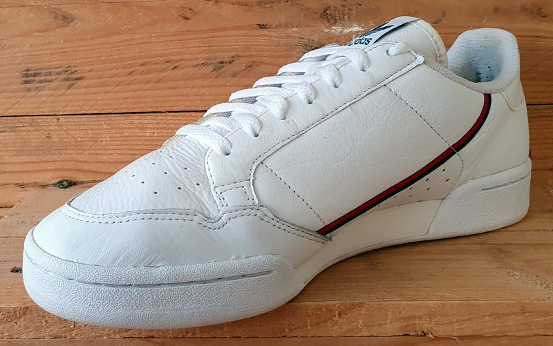 Adidas Continental 80 Leather Trainers UK11/US11.5/EU46 EG4592 White/Green/Red