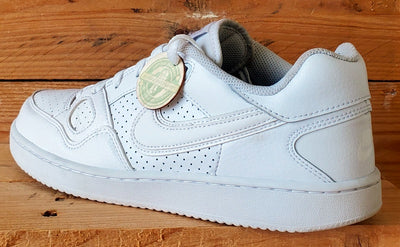 Nike Son Of Force Low Leather Trainers UK7.5/US8.5/EU42 616775-101 Triple White