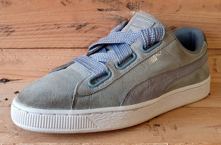 Puma Suede Heart Safari Low Trainers UK8 US10.5 EU42 364083 02 Quarry Grey VintageTrainers