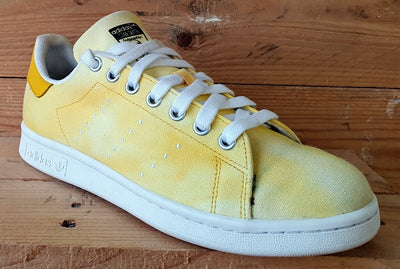 Adidas Stan Smith Low Canvas Trainers UK6/US6.5/EU39 AC7042 Yellow/White