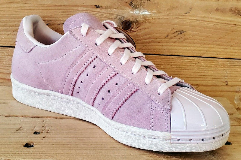 Adidas Superstar Metal Toe Low Suede Trainers UK6/US7.5/EU39 CP9946 Triple Pink