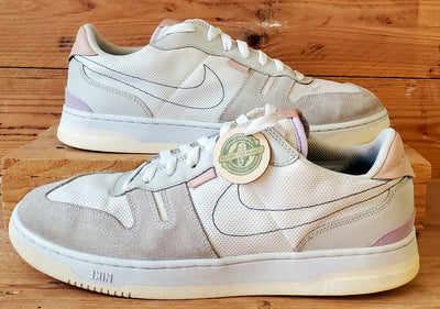 Nike Squash-Type Low Textile/Suede Trainers UK9/US10/EU44 CJ1640-102 Sail/White