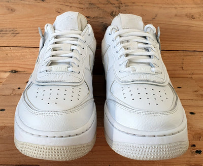 Nike Air Force 1 Shadow Low Leather Trainers UK6/US8.5/EU40 CI0919-100 White