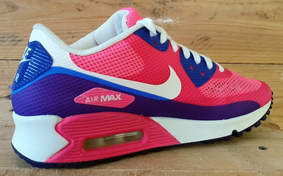 Nike Air Max 90 Hyperfuse Textile Trainers UK6/US8.5/EU40 454460-600 Pink Flash