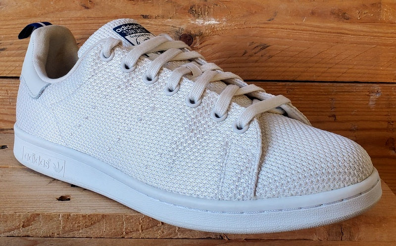 Adidas Stan Smith Low Primeknit Trainers UK10/US10.5/EU44.5 S75024 Chalk White