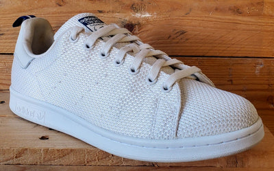 Adidas Stan Smith Low Primeknit Trainers UK10/US10.5/EU44.5 S75024 Chalk White