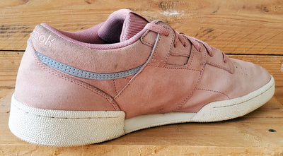 Reebok Club Workout Low Suede Trainers UK10/US11/EU44.5 BS9850 Chalk Pink