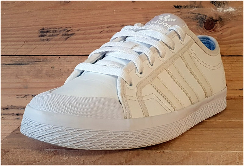 Adidas Originals Honey Low Leather Trainers UK6/US7.5/EU39 BB0890 Triple White