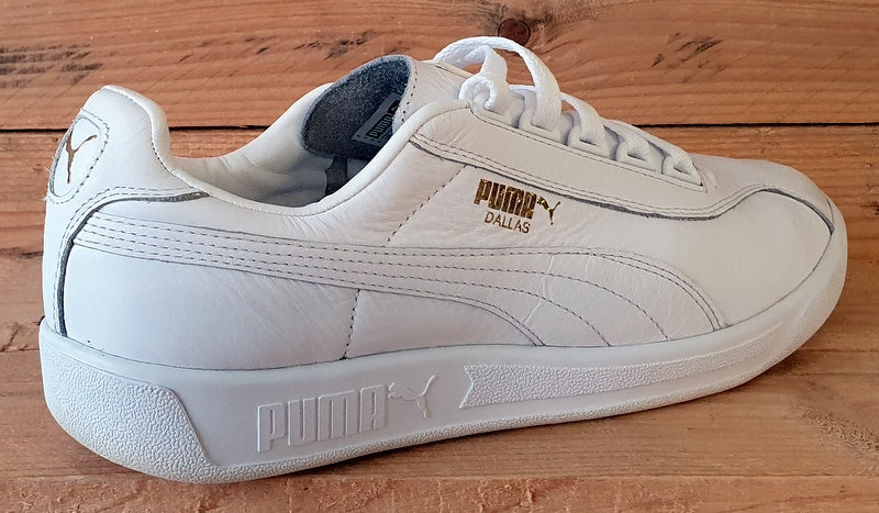 Puma Dallas Low Leather Trainers UK8/US9/EU42 364697 01 White/Gold