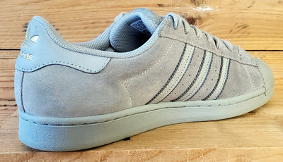 Adidas Superstar Low Suede Trainers UK9/US9.5/EU43 FY2321 Triple Grey