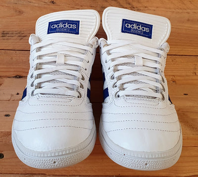 Adidas Busenitz Low Leather Trainers UK8/US8.5/E42 BY3971 White Collegiate Royal