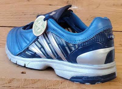 Adidas Climacool Low Leather Trainers UK7.5/US8/EU41.5 553686 Blue/Silver