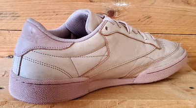 Reebok Club C 85 Low Leather Trainers UK10/US11/EU44.5 BS7854 Shell Pink