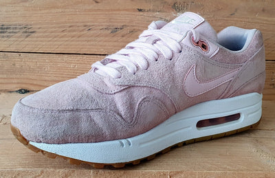 Nike Air Max 1 Low Suede Trainers 919484-600 Prism Pink/White UK5.5/US8/E39