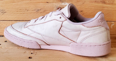 Reebok Club C 85 Low Leather Trainers UK10/US11/EU44.5 BS7854 Shell Pink