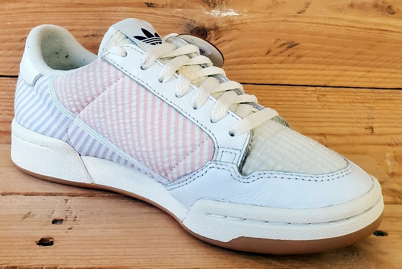 Adidas Continental 80 Seersucker Trainers UK5.5/US6/EU38.5 EG7922 White/Multi