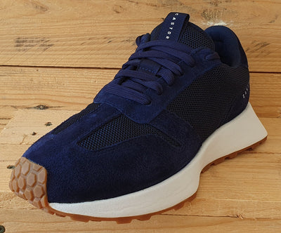 Castore Technical Retro Low Textile/Suede Trainers UK7/US8/EU40 CS0001 Navy/Gum