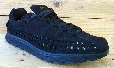 Nike Mayfly Woven Low Suede Trainers UK5/US7.5/EU38.5 833802-004 Triple Black