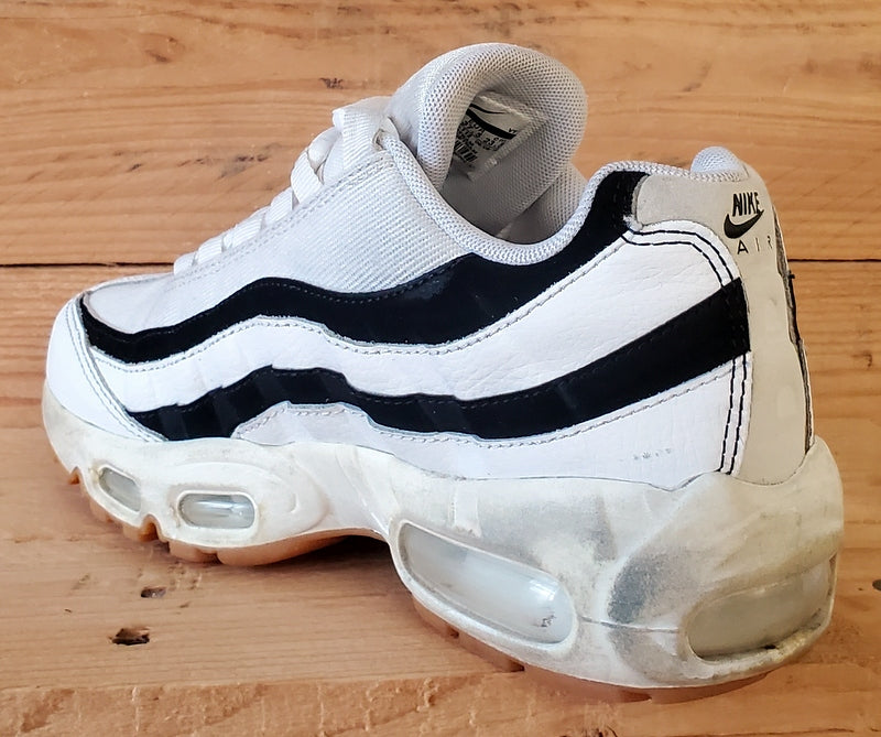 Nike Air Max 95 Juventus Leather Trainers UK4/US6.5/E37.5 307960-112 Black/White