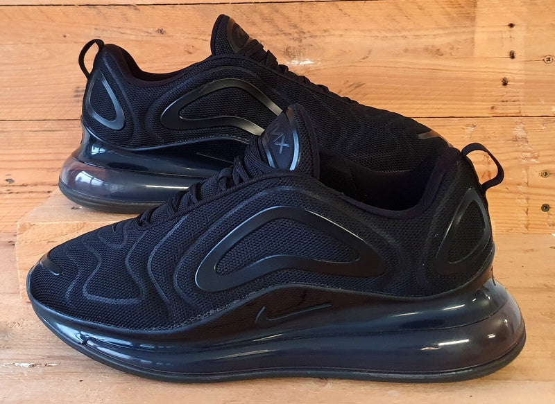 Nike Air Max 720 Low Textile Trainers UK10/US11/EU45 AO2924-007 Triple Black