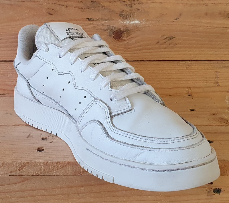 Adidas Supercourt Low Leather Trainers UK10/US10.5/EU44.5 EE6037 Triple White