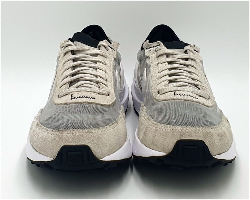 Nike Waffle One Textile Trainers DC0481-100 Summit White/Black UK4/US4.5Y/EU36.5