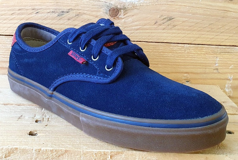 Vans Old Skool Low Suede Trainers TB4R Deep Navy/Dark Gumsole UK5/US6/EU38