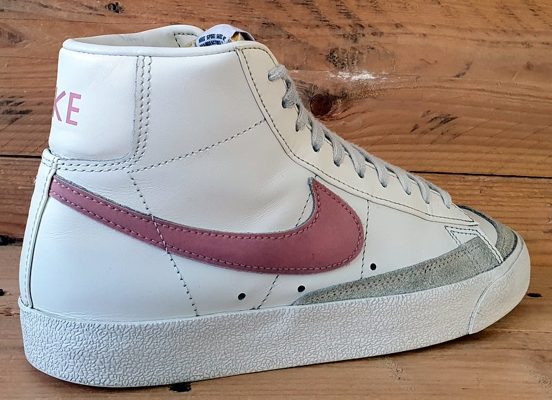 Nike Blazer 77 Leather Trainers UK5/US7.5/EU38.5 CZ1055-114 White/Sunset Pulse