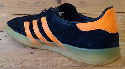 Adidas Gazelle Low Suede Trainers UK8.5/US9/EU42.5 G97874 Black/Orange Gum