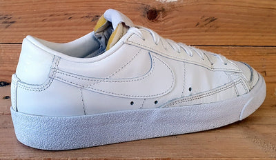 Nike Blazer Low 77 Leather Trainers UK5/US7.5/EU38.5 DC4769-101 Triple White